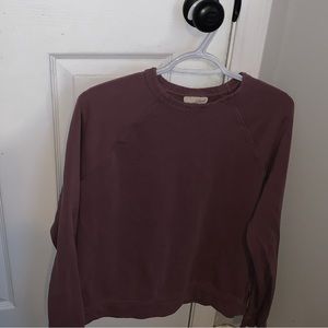 Purple sweatshirt